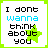 A 4-frame pixel art contact sheet with green borders showing text and a character in blue dress, each frame containing partial lyrics from a song.