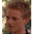 A contact sheet of two animated frames showing a pixelated character on the left and green text on a dark background on the right, with visible dithering and low-resolution rendering artifacts.