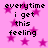 Pixelated text repeats on a pink background with magenta stars, each star slightly blurred and overlapping the text.