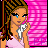 Pixel art contact sheet of a woman with braided hair wiping tears with a tissue against pink grid background, featuring text "Will he ever love me?" in one frame.