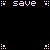 Pixelated text and patterned icons on black background with pink and white text elements.