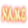Golden cursive text 'XANNE' with glowing pink aura on white background, rendered in soft-focus style.