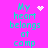 Cyan text on bright pink background reads "My heart belongs at camp" with animated white pixel hearts and sparkles appearing in different positions across frames.