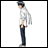 Pixelated figure in white shirt and dark pants stands against white background, with black displaying 'AnimeIM' and 'com' text on right