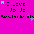 A bright pink background displays repeated text and star symbols in a pattern with animated color changes