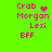 Bright green background with pink pixelated text reading Crab Morgan Lexi BFF and a heart symbol or star-like animation above 'Crab' in different frames.
