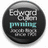 Circular black icon with glossy top, displaying 'Edyora Cullen' in white, 'pm ninc' in cyan, and smaller white text below, with visible pixelation in the lower text area.