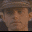 Four distinct pixelated portraits arranged in a , each with unique color palettes and backgrounds