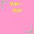 Pixelated pink background with yellow text 'Yar-Yar' and green star icons in various positions, some stars have dotted lines.