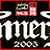 Pixelated static icon featuring large white text "101" over black background with red border, small pixel art elements at top including a cassette tape and pink object, smaller white text "2005" below.