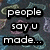 Pixelated text in four sections on a patterned background with heart shapes, displaying phrases about agreeing with a wrong choice.