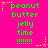 Pixelated green text on bright pink background with yellow star and dotted line accents, repeating 'peanut butter jelly time !!!!!' in two