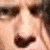 A four- shows a person with long dark hair in close-up views of the face and upper shoulders, each cropped differently