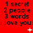 Red background with repeated black text and white symbols changing across frames.