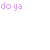 Pixelated text fragments in multiple colors arranged on a white background with a gray rectangle at the bottom right.