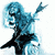 Animated blue-tinted figure with flowing hair and outstretched arms against a white background, transitioning to black-and-white skeletal pose.