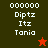 four displays text and star icons with color variations