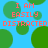 Blue background with green circles and red text reading "I AM EASILY DISTRACTED" repeated across the image.