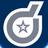 A static icon featuring a stylized 'G' with a star inside, next to a silver car wheel and a blue sports car.