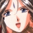Pixelated anime-style character face with light brown hair and blue eyes on left, next to black background with white text "Anime IM" above smaller cursive "COM" on right.