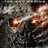 A split-screen animated icon featuring a metallic robot head with glowing orange eyes and a human face with red eyes, accompanied by text reading "The End Begins" and "Terminator Salvation."