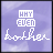 identical purple-tinted square icons with white text and symbols, each showing 'HAN SUI' above a cursive 'bother' on a cloudy background