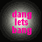 Four circular icons display pink text 'dang lets bang' on gradient backgrounds with varying brightness levels.