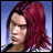 Pixelated image of a person with long red hair against a blue gradient background, next to text reading "Anime IM" and "com" on black.