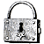 Static pixelated image of a metallic padlock with a keyhole, handle, and side latch, rendered in grayscale tones.