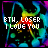 identical animated icons featuring a stylized figure with glowing blue and yellow limbs against a dark background, displaying text "ETH LUSEP I LOVE YOU" at the top