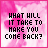 nine identical square with pink and white cloud-like background, each displaying the text "WHAT WILL IT TAKE TO MAKE YOU COME BACK?" in black pixelated font