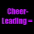 repeated 'Death' text icons with a single purple 'Cheer-Leading =' label in the top-left corner on black background