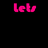 Pixelated pink text 'lets lets Babies' and 'make' on black background with a pixel heart, alongside of a woman in red clothing