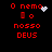 Red pixelated text on black background with animated white particle effects near 'nemo' in four positions