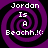 Four identical pixelated display text over a purple and black spiral background with no visible animation changes