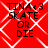 Red background with white diamond pattern and black text reading "TINA<3 SKATE OR DIE" in four identical quadrants