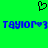 Green background with black pixelated heart icon above blue pixelated text reading "TAYLOR3 TAYLOR3" with small heart symbols replacing the 'O's.