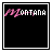 Pixelated black square with pink 'M' and white 'ONTANA' text at top, displaying sequential animation of a single white dot transforming into various shapes.