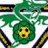Green and white pixelated icon with a cartoonish face inside a circular emblem, next to yellow text on dark green background reading "Wazo F.C U12 A team ROCKS!".