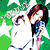 Six distinct anime-style character icons arranged in a , each with unique poses, clothing, and backgrounds