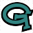 stylized letters and a cartoon horse with text, featuring teal Gs, dark blue I, light green L, blue E, and brown horse on white background