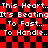 Red and black checkered background with repeated white pixelated text reading 'This Heart... This Heart... It's Beating To Fast... To Handle...' across two identical