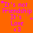 A static image with bright orange background displaying repeated text in pink and purple fonts, including "It's not Friendship It's Love <3" and small star symbols.