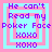 Pixelated text reads 'He can't Read my Poker Face XOXO' in purple over cyan and pink layered squares with animated square outlines shifting between frames.