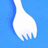 A pixelated white fork on a blue background with pixelated text reading 'dodododo it's SUPER SPORK!!!'