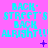 A static image with cyan text on a pink background, displaying repeated phrases and symbols.