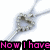 A silver key with a heart-shaped bow and diamond-like details, overlaid with text reading "Now I have the key to your heart" in pink and red lettering.