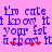 Pixelated blue text on pink background with red star-like shapes, repeating phrases and partial words in a