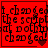 Red background with black text reading 'i changed the script at nothin changed!' and a small red heart symbol.