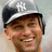 A pixelated image shows a person wearing a gray cap with white 'NY' letters, next to blue text reading "I <3 Him!!!" on a white background.